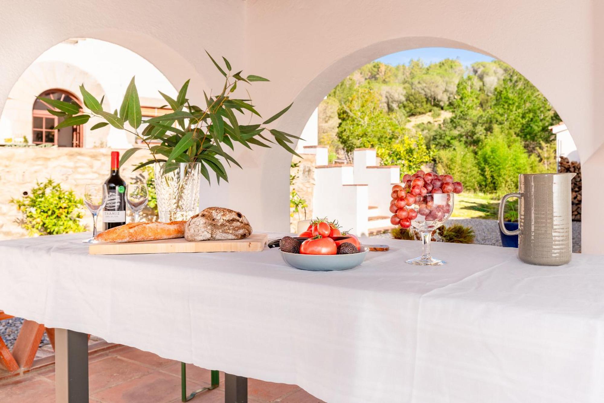 La Terraza - Grosszuegiges Appartment In Katalanischer Masia Sant Iscle De Vallalta Екстериор снимка