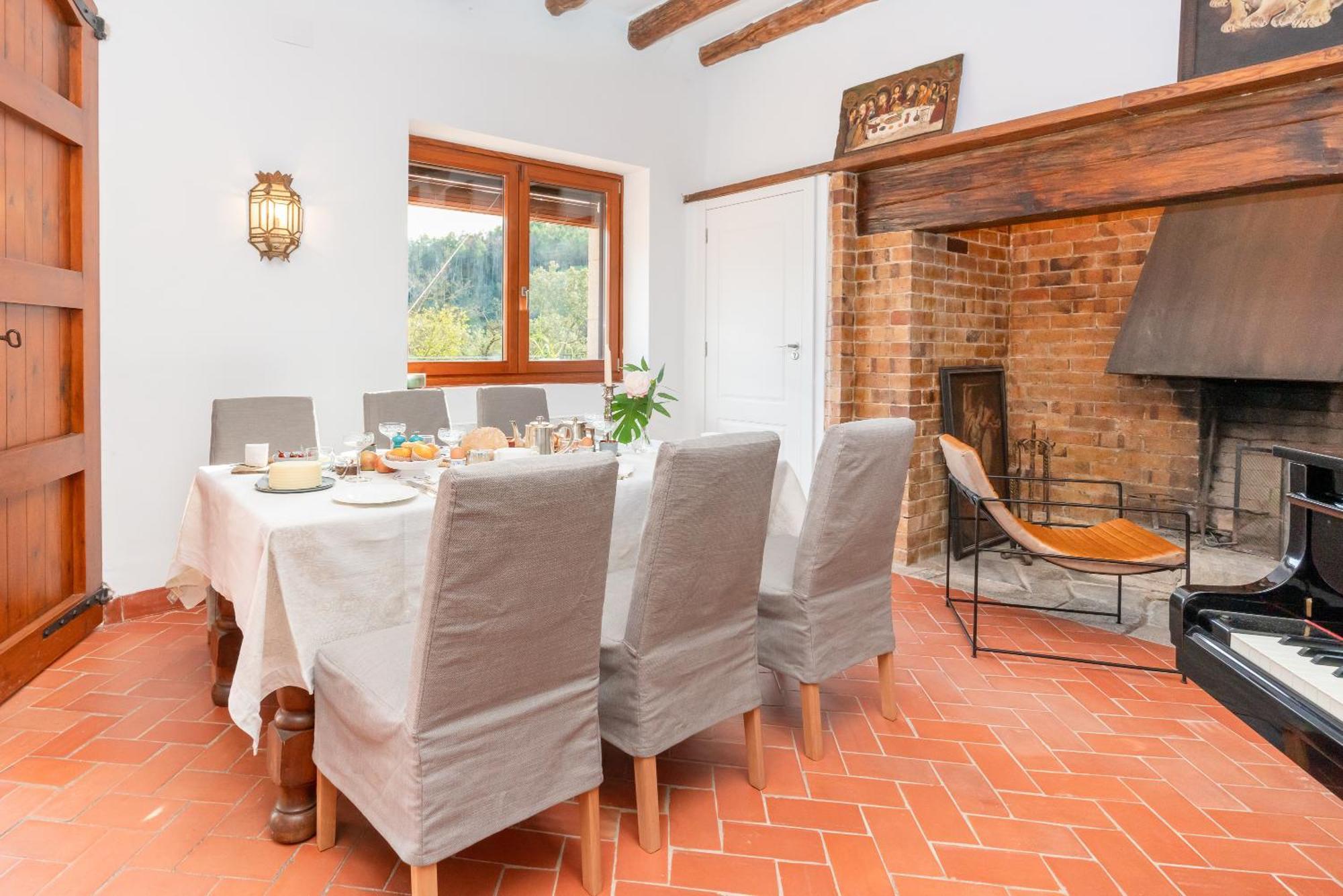 La Terraza - Grosszuegiges Appartment In Katalanischer Masia Sant Iscle De Vallalta Екстериор снимка